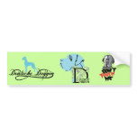 Deutsche Doggen Kopf D Text bumper stickers