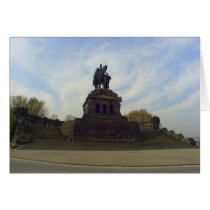 Deutsches Eck, Kaiser Wilhelm, Koblenz, Germany cards by Rainmountain Deutsches Eck, Kaiser Wilhelm, Koblenz, Germany cards