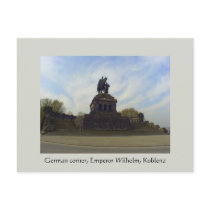 Deutsches Eck, Kaiser Wilhelm, Koblenz, Germany postcards