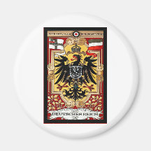 Deutsches Reich ~ Vintage German WW1 Poster Magnets