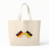 Deutschland & Baden-Württemburg Flaggen, gekreuzt Bags