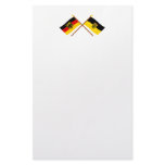 Deutschland &amp; Baden-Württemburg Flaggen, gekreuzt Stationery Design