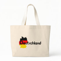 Deutschland flag colors! canvas bag