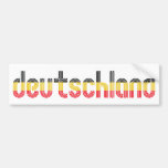 Deutschland flag colors! bumper sticker