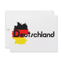 Deutschland flag colors! invites