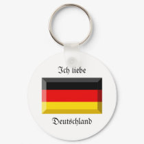 Deutschland Flag Gem keychains by Vexillophile Deutschland Flag Gem keychains