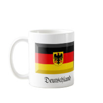 Deutschland Flag Gem Coffee Mugs