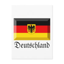 Deutschland Flag Gem Post Cards