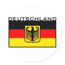 Deutschland Flag Stickers