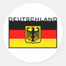 Deutschland Flag Stickers