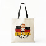 Deutschland Germany Fußball Mädchen 3 v2 Tote Bags