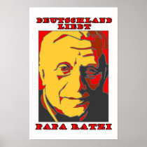 Deutschland Liebt Papa Ratzi Print