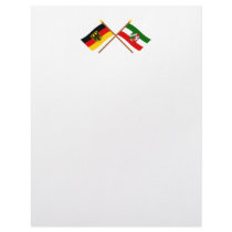 Deutschland & Nordrhein-Westfalen Flaggen gekreuzt letterhead by Vexillophile Deutschland & Nordrhein-Westfalen Flaggen gekreuzt letterhead
