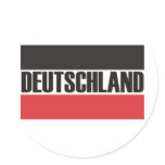 Deutschland Products &amp; Designs! Round Stickers