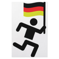 Deutschland runner icon stationery