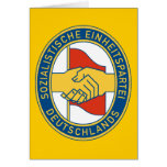 Deutschland SED - German Socialist Worker Party Cards