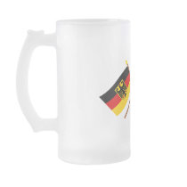 Deutschland und Bayern Flaggen, gekreuzt Coffee Mugs