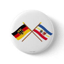 Deutschland und Mecklenburg-Vorpommern Flaggen buttons