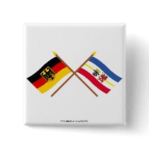 Deutschland und Mecklenburg-Vorpommern Flaggen buttons