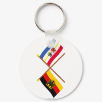 Deutschland und Mecklenburg-Vorpommern Flaggen keychains