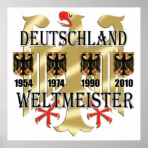 Deutschland Weltmeister 2010 Print