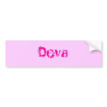 Deva bumper stickers