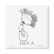 DEVA Magnet by K_M_KELLYS_ARTSPACE DEVA Magnet