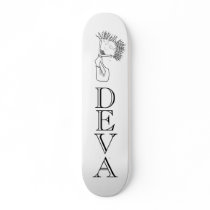 DEVA Skateboard by K_M_KELLYS_ARTSPACE DEVA Skateboard
