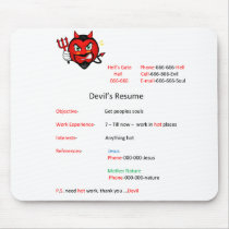 devel resume mousepads by pbkooistra devel resume mousepads