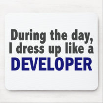 Developer During The Day mousepads by professiongifts Developer During The Day mousepads