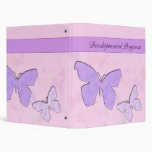 Developmental progress Binder Pastel Puzzleflies