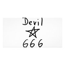 devil 666 icon photo cards