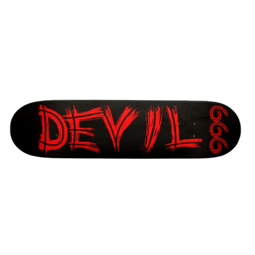 Devil 666 Skateboard Zazzle