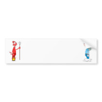 Devil and Angel Bumper Sticker