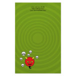 Devil and skulls stationery