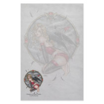 Devil Angel Stationery by Planet_Zerick Devil Angel Stationery