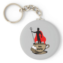 Devil anti tea party key chains