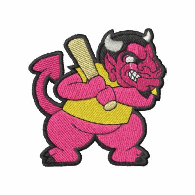 Devil Baseball Embroidered Jacket Devil Baseball Embroidered Jacket