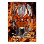 Devil birhday card