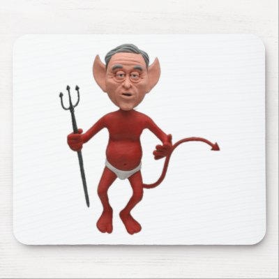 devil bush 01 mouse pads by prabhatkiran