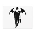devil businessman postcards