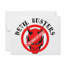 Devil Busters - In the name of Jesus! invitations