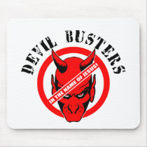 Devil Busters - In the name of Jesus! mousepads