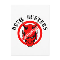 Devil Busters - In the name of Jesus! postcards