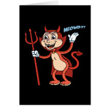 Devil Cat Cards