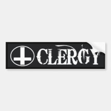 devil clergy bumper sticker
