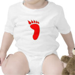 Devil demon foot casting devil demon foot print creeper