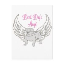 DEVIL DOG'S ANGEL POST CARD