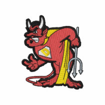 Devil embroidered shirts