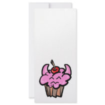 Devil Food Cupcake Custom Rack Card
